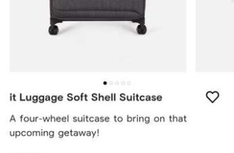 it Hand Luggage ONLY £20