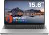 jumper 15.6 inch Laptop with Office 365, 4GB RAM 128GB Storage, 1080 HD Display Laptops, 5205U Processor, USB3.0, 38Wh Battery, Portable Laptops for Business, School, Keyboard Film UK -Gray