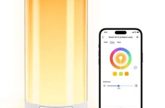meross Smart WiFi Bedside Lamp, LED RGBWW Touch Table Lamp Works with HomeKit sold by Meross Smart Home FBA