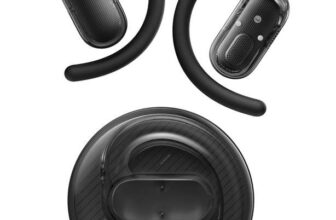 soundcore V40i by Anker, Open-Ear Earbuds, Clear Design, Lidless Case Sold by AnkerDirect UK / FBA