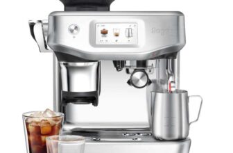 the Barista Touch Impress with Cold Extraction Espresso Machine, Brushed Stainless Steel