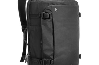 tomtoc Travel Backpack 40L, TSA Friendly Flight Approved Durable Travel Bag – with voucher – Sold by tomtoc EU Official FBA