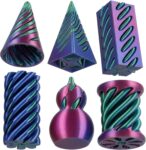 1 PCS Impossible Cone, Fidget Cone, 3D Shaped Design, 6-Piece Set, Colorful Appearance, Suitable For Desk Decorators, Office Users, Accessory Collectors And 3D Shape Enthusiasts