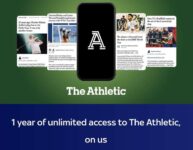1 year free subscription to The Athletic via Sky VIP for Sky Sports Customers