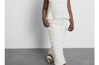 1.5-9yrs Crinkle Textured Ruffle Trousers