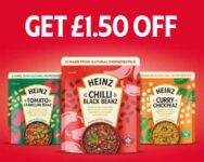 £1.50 Off Heinz Beans Pouches