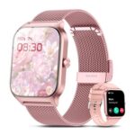 1.85-Inch Smartwatch: Bluetooth Calls, HR/BP, Sleep Monitor, IP68, Android/iPhone, Sports