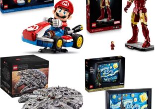 £10 off £70 / £15 off £100 / £45 off £300 Spend on Selected LEGO – W/Code eg: 72037 Mario Kart £104.99 / 75344 Iron Man Mark 3 £89.99