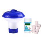 100g Chlorine Tablets for Hot Tubs and Pools with Dispenser