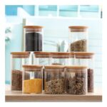 10pcs Glass Storage Jar Set