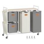 150 L Laundry Sorter, with 4 Compartments
