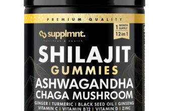 1500mg Gummies of Ashwagandha, Chaga Mushroom, Turmeric, Black Seed Oil, Ginseng, Vitamins C, B12, D, Zinc- Sold by Drive Retail / FBA