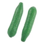2 PCS Pickle Squishy, 12cm Green Cucumber Design Soft Ball