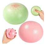 2-Pack Bread Stress Balls, Slow-Rising Squishies Fidget Toys