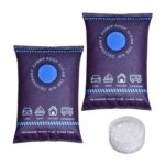 2-Pack Reusable Desiccant Dehumidifier Bags for Home and Car