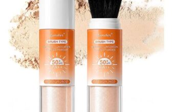 2-Pack SPF50 Mineral Powder Sunscreen for Scalp and Face