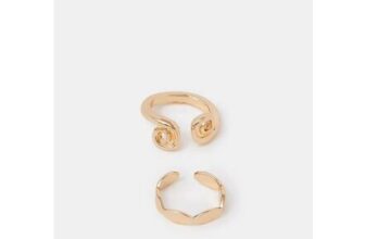 2-Pack Toe Rings Gold