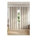 2 Panels Solid Colour Blackout Chenille Curtains