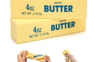 2-Piece Butter and Cheese Soft Squishy Toy Set