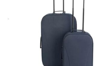2 Piece Soft 2 Wheeled Luggage Set