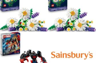2 for £15 on Toys Including LEGO Botanicals 11508 Daisies / Marvel 76337 Miles Morales Mech vs. Spider-Man 2099