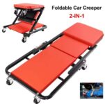 2 in 1 Car Creeper & Mechanic Stool, Foldable – Lying/Sitting Position – New Customers – by Upstandplus Store