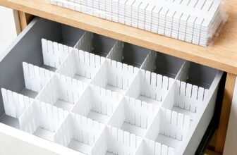 20 Pcs Adjustable Drawer Dividers – Plastic Storage Organizers for Kitchen, Bedroom, Closet – Reusable, Cuttable, Space-Saving