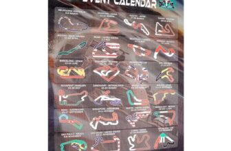 2026 Formula Racing Wall Calendar F1 Grand Prix Posters