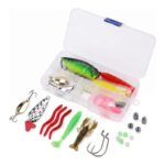 27-Piece Spinner and Hard Baits Set with Tackle Box Freshwater-Saltwater