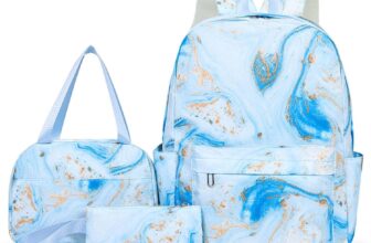 3-In-1 High Capacity School Bag for Girls School Backpacks for Kids Teens, Girls Backpack Bookbags Set with Lunch Bag Pencil Case