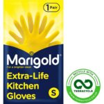 3 x Marigold Kitchen Extra Life Gloves – Mix & Match (6.5 Small, 7.5 Medium, 8.5 Large Size) (Online & In-Store)