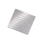 304 Stainless Steel Drain Cover, 5.9×5.9in, 99 Holes Anti-Clogging