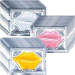 30PCS Collagen Crystal Lip Masks, 3 Types of Plumping Gel Masks, Long-lasting Nourishing Moisturising, Anti-Wrinkle