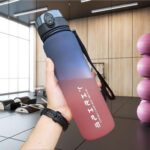 32oz Motivational Water Bottle with Time Marker, Straw & Carry Strap (Leakproof, BPA Free) – Sold & dispatched by Haul Global