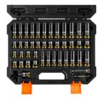 3/8-in Drive Impact Socket Set, 43-Piece SAE/Metric, Deep/Shallow 6-Point