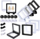 3D Floating Display Case, 10Pcs Coin Holder