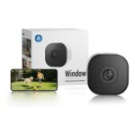3MP No-Drill Window Camera with Magnetic Mount, Indoor WiFi