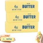 3Pcs Butter Squishy, Sensory Fidget for Stress Relief and Focus Enhancement, Soft Squeeze Sensory for Anxiety Management, Set of Three 14 cm Printed Butter Sticks