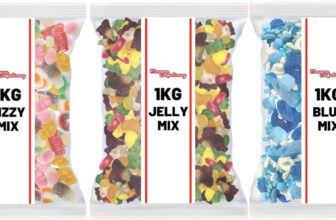 3kg Sweet Assortment Gift Bundle Fizzy, Jelly & Blue Mix 3 x 1kg Bags Pick & Mix Sweet Gift Perfect for Parties, Birthdays & Sharing Monmore Confectionery