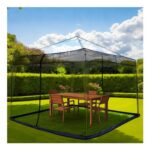 3x3m Gazebo Replacement Insect Net Fly Screen 4-Sided