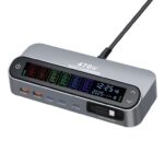 470W Multi-Port Desktop Charging Station 6 Ports, Smart Display, UK Plug Welcome deal Guangzhou Doolike Electronic Technology Co., Ltd