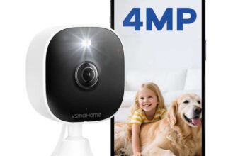 4MP 5GHz/2.4GHz WiFi Home Security Camera, Colour Night Vision (Lightening Deal) – Sold by tansuoxingkeji, FBA