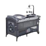 5-in-1 Travel Cot: Foldable Bedside Sleeper, Bassinet, Diaper Changer