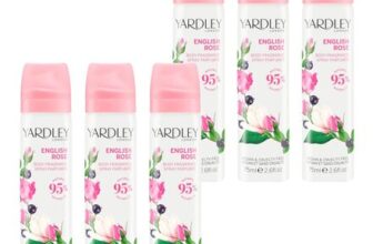6 X 75ml Yardley London English Rose Body Spray, Floral Mist (£5.59/£5.29 S&S)