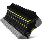 6 pairs of Ankle Socks for Men, Performance Anti-Blister Mens Trainer Socks, Moisture Wicking Cotton Sock (Sold by SukModen Direct, FBA)