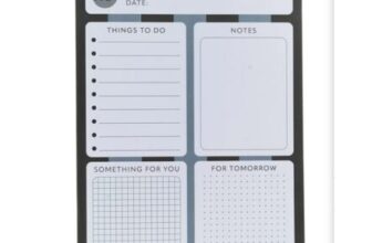 A4 NU: Striped Daily Planner, Available in 2 Colours