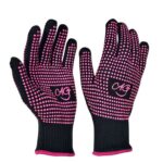 ANGENIL Heat Resistant Gloves 2 Pcs, Double Sided Non Slip Silicone Bumps Heat Glove, Pink – Sold by ANGENIL / FBA