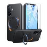 AOUIA Samsung A37/A36 5G Case, MilitaryGrade, 2 ScreenProtectors, Kickstand
