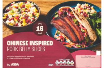 ASDA Chinese Inspired Pork Belly Slices 300g