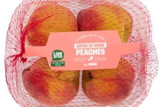 ASDA Peaches 4 Pack
